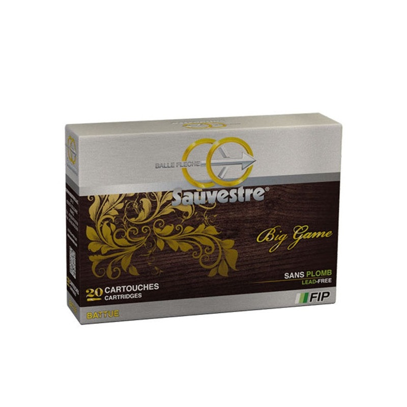 Balles Carabine Sauvestre FIP Battue Sans Plomb - Cal. 7mm Rem Mag