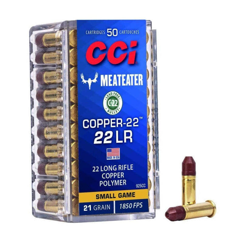 Balles CCI Copper HP - Cal. 22 LR