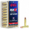 Balles CCI HP MaxiMag cuivree - Cal. 22 Mag