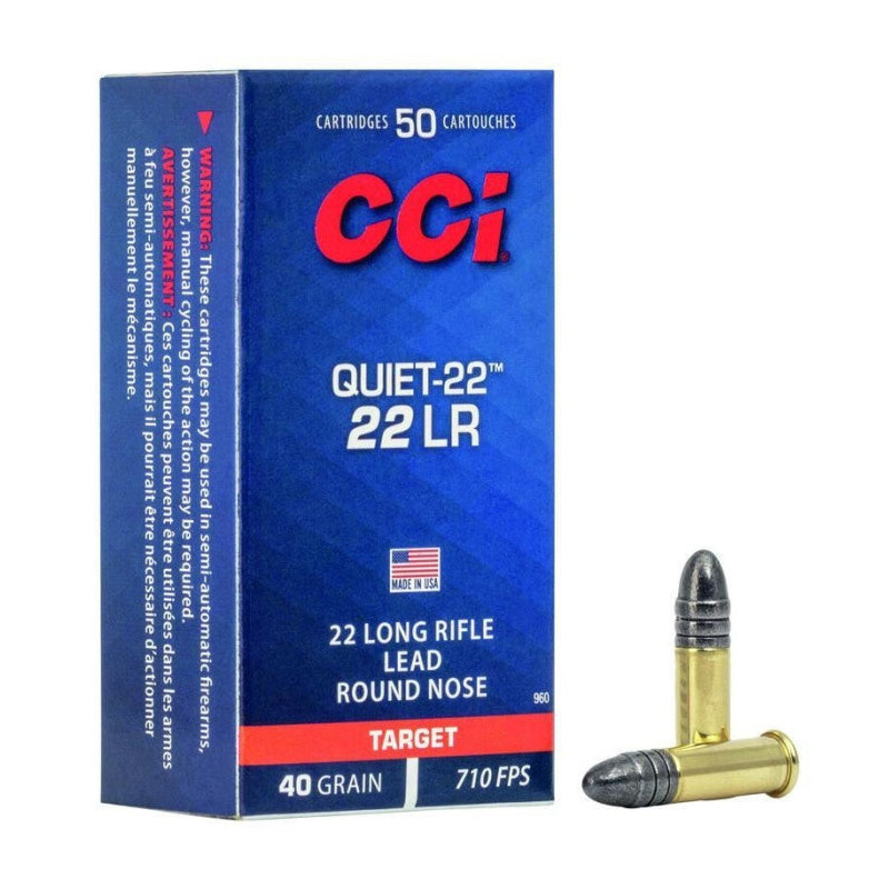 Balles CCI LRN Quiet - Cal. 22 LR