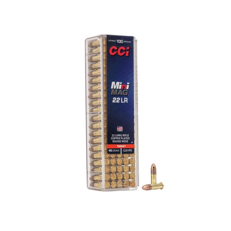 Balles CCI Minimag Hs cuivrée - Cal. 22LR