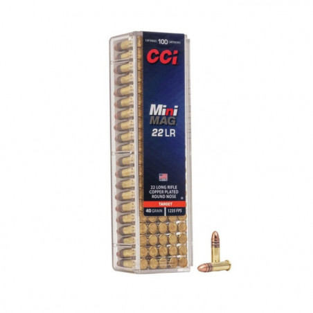 Balles CCI Minimag Hs cuivrée - Cal. 22LR