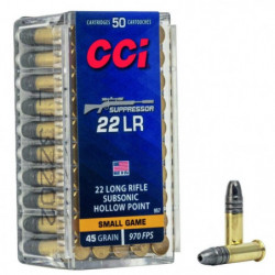 Balles CCI Suppressor HP...
