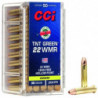 Balles CCI TNT Green HP - Cal. 22 WMR
