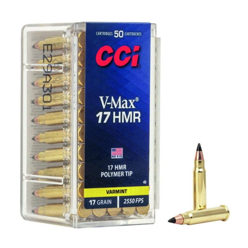 Balles CCI V-Max - Cal. 17 HMR