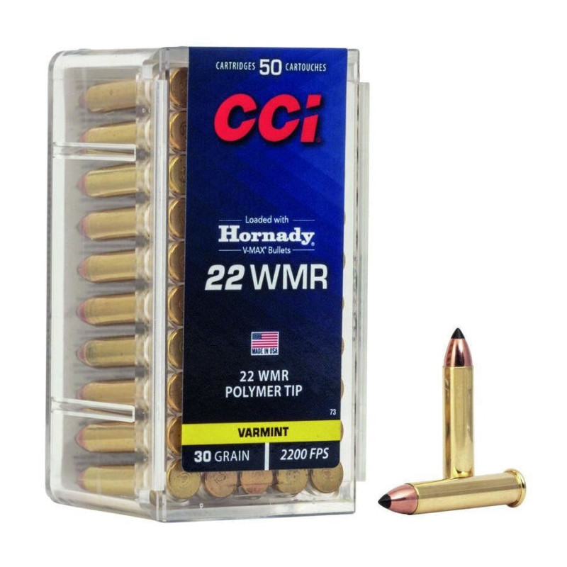 Balles CCI V-Max - Cal. 22 WMR