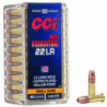 Balles CCI Velocitor Cuivree HP - Cal. 22 LR