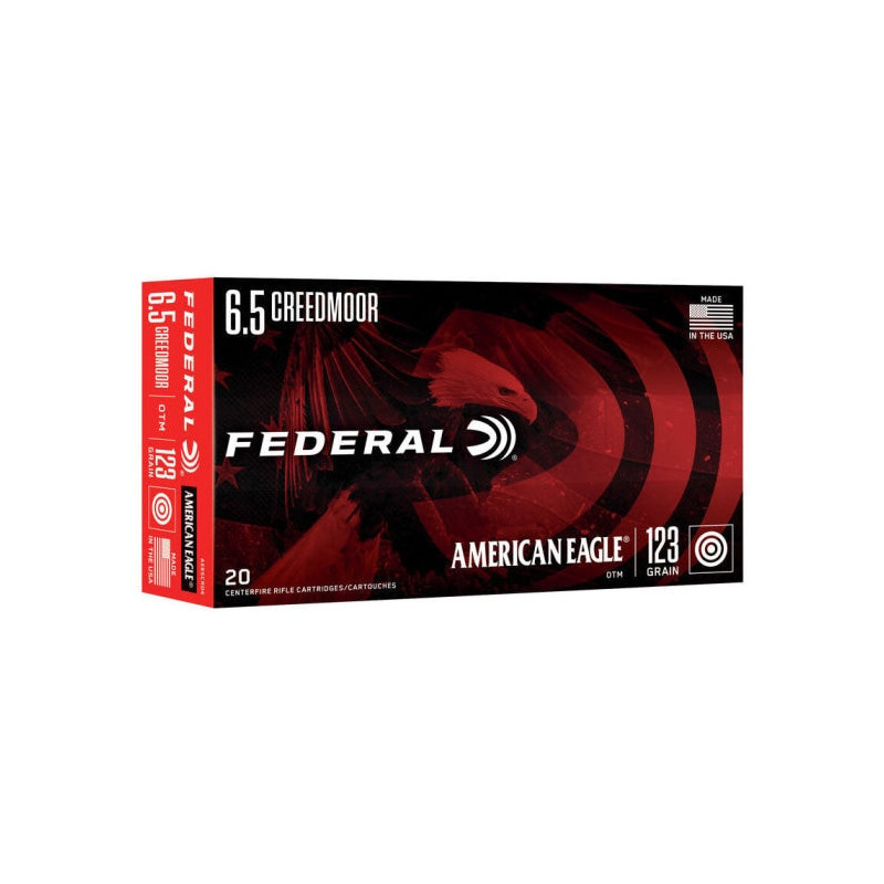 Balles Federal American Eagle Open TIP Match - Cal. 6.5 Creedmor