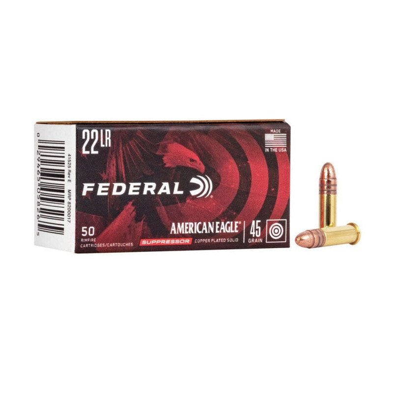 Balles Federal Copper Subsonic Amercian Eagle - Cal. 22 LR