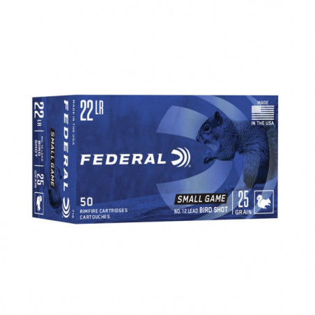 Balles Federal Grenaille N°12 - Cal. 22 LR