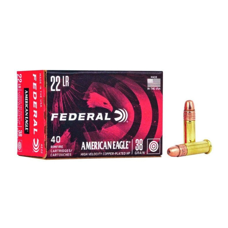 Balles Federal HV American Eagle - Cal. 22 LR
