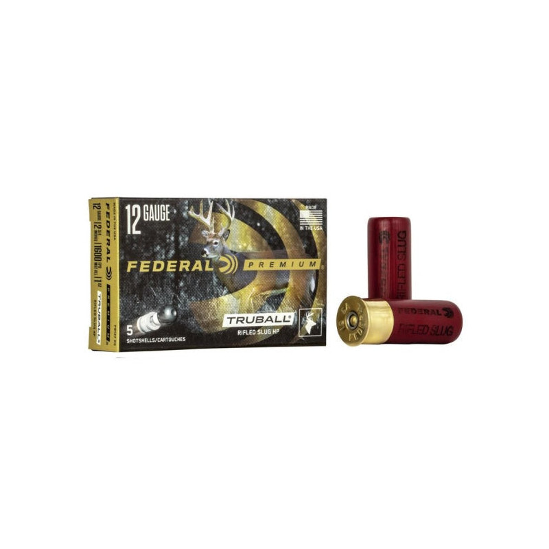 Balles Federal Premium Vital Shok Truball Rifled Slug - Cal. 12/70