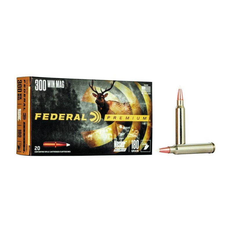 Balles Federal Vital-Shok Nosler Accubond - Cal. 30-06 Springfield