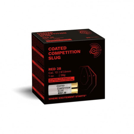 Balles Geco Compétition Slug CCS Red 26 - Cal. 12/67.5
