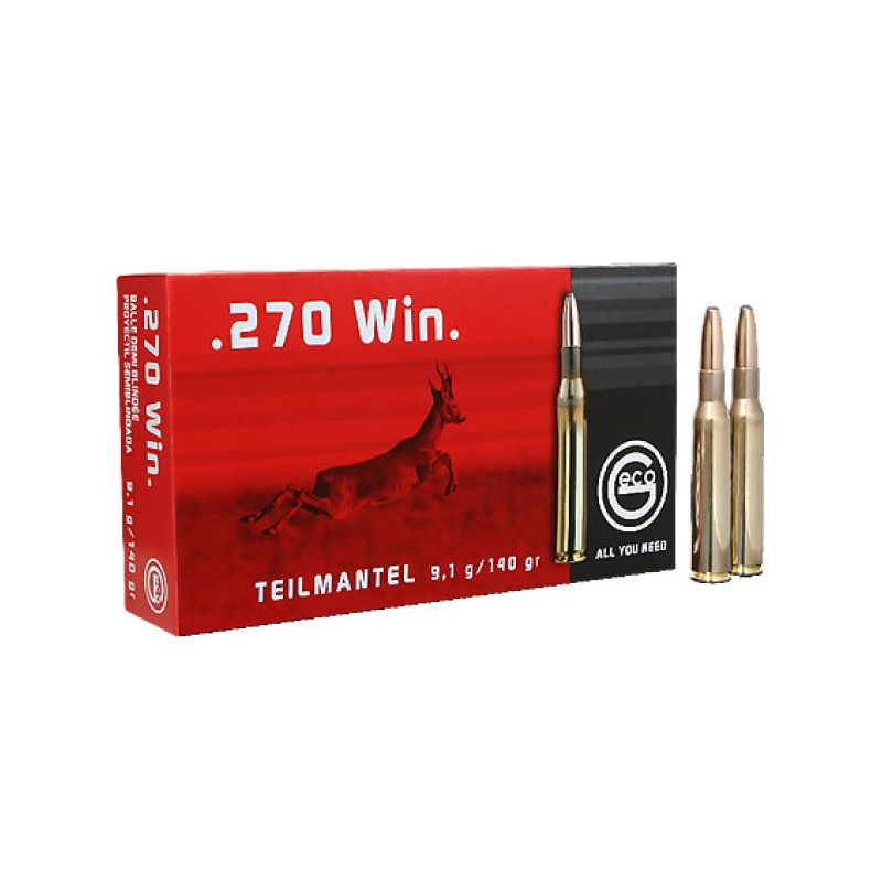 Balles Geco TM Demi-blindée - Cal. 270 Win.