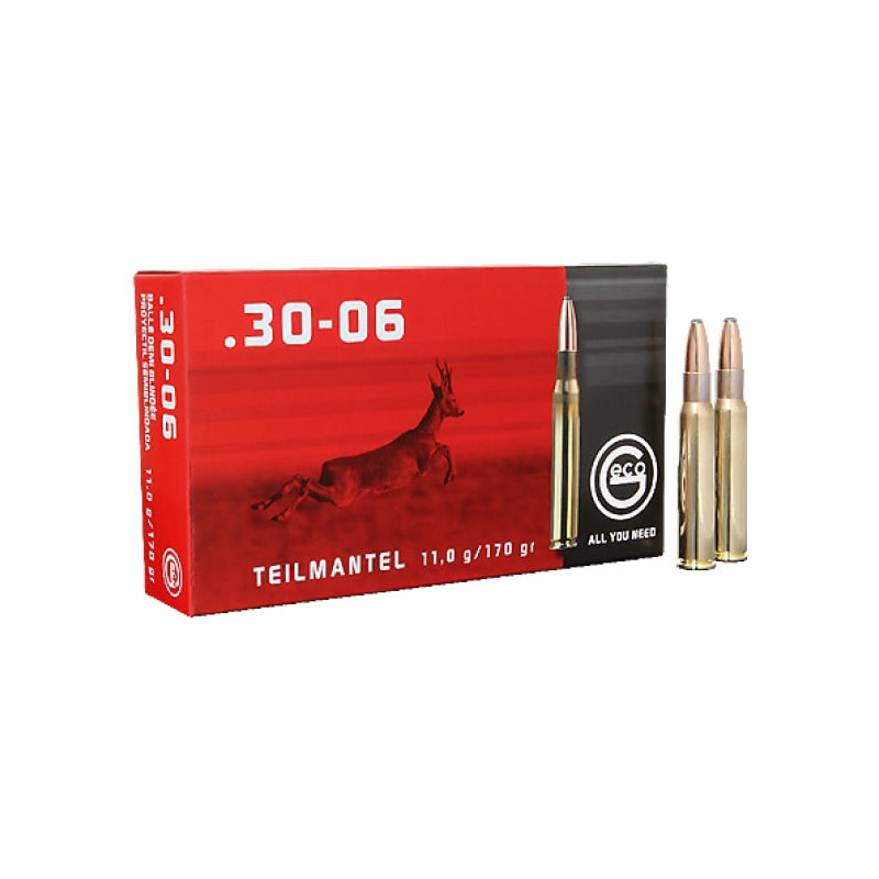 Balles Geco TM Demi-blindée - Cal. 30-06 Springfield