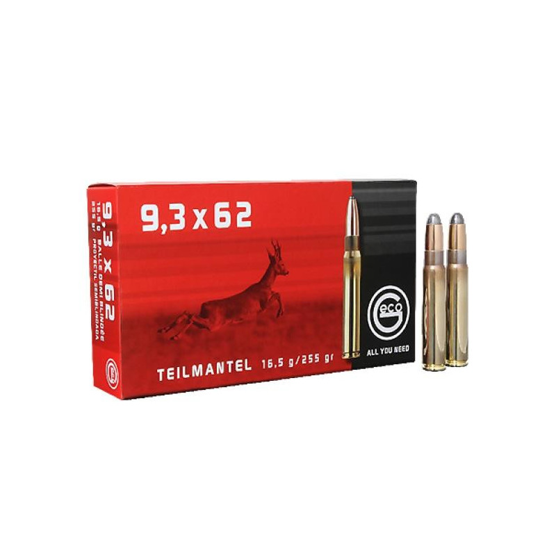 Balles Geco TM Demi-blindée - Cal. 9.3x62