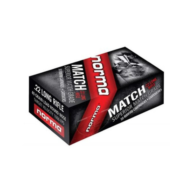 Balles Norma Match-22 - Cal. 22LR