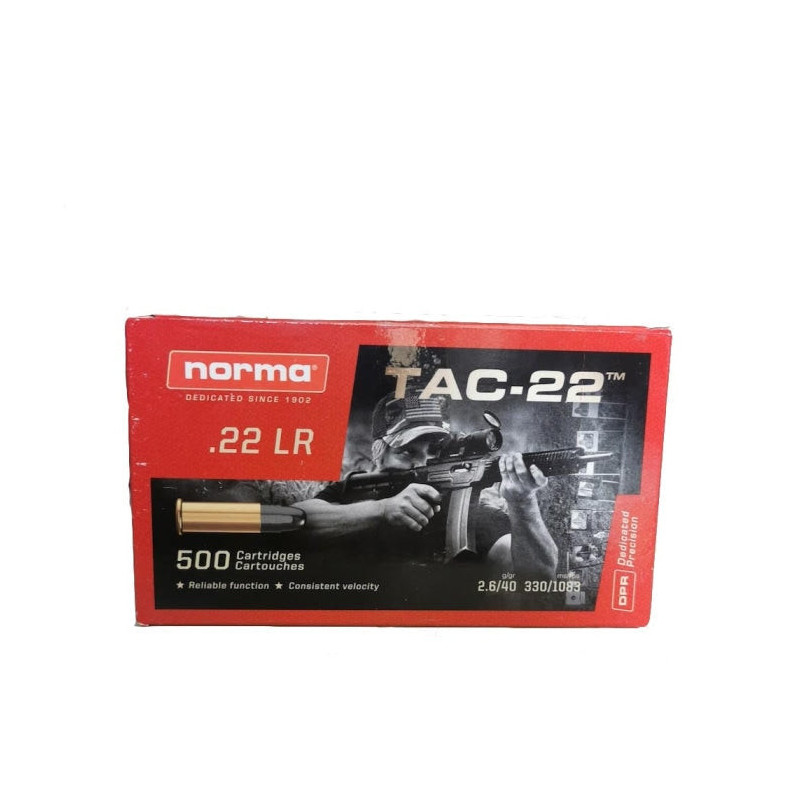 Balles Norma TAC- Cal. 22LR